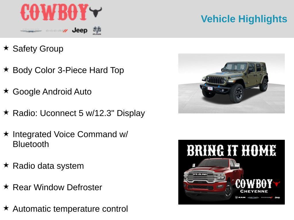 new 2025 Jeep Wrangler 4xe car, priced at $55,233