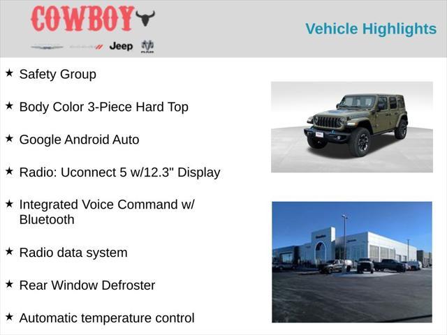 new 2025 Jeep Wrangler 4xe car, priced at $63,130