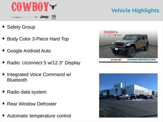 new 2025 Jeep Wrangler 4xe car, priced at $55,587