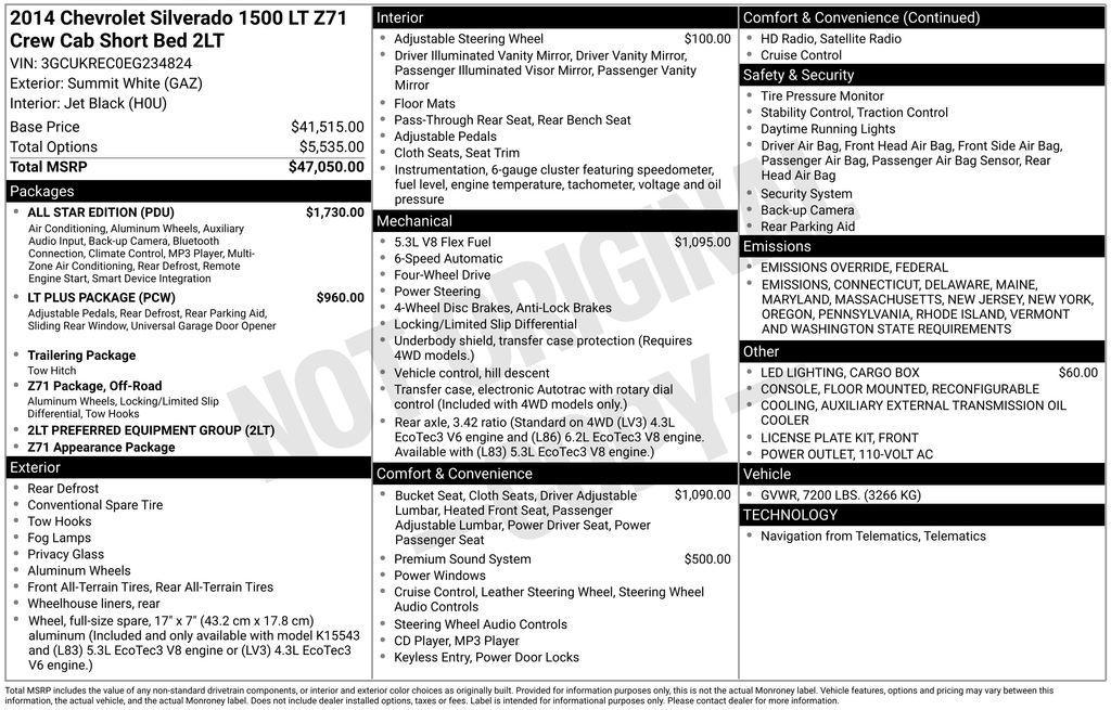 used 2014 Chevrolet Silverado 1500 car