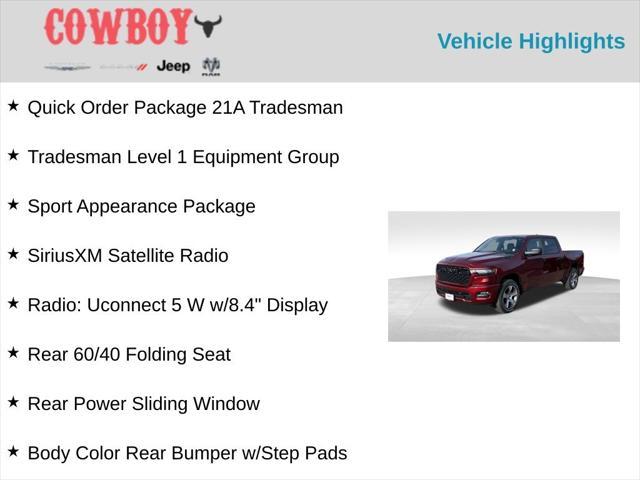 new 2025 Ram 1500 car, priced at $48,314