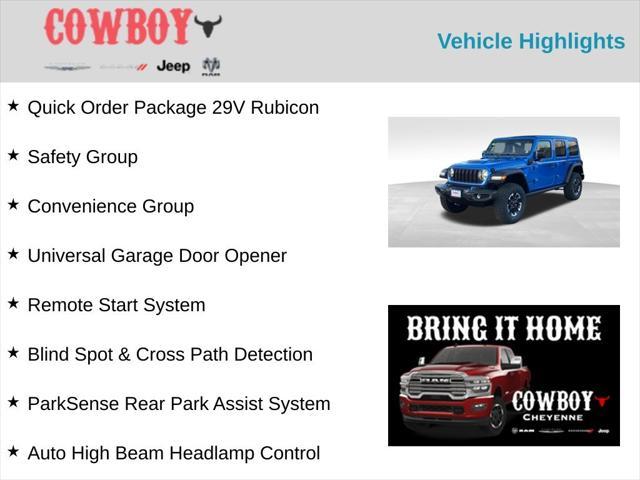 new 2024 Jeep Wrangler 4xe car, priced at $60,579