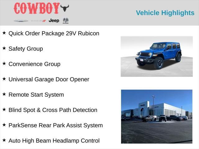 new 2024 Jeep Wrangler 4xe car, priced at $51,579