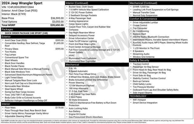 used 2024 Jeep Wrangler car