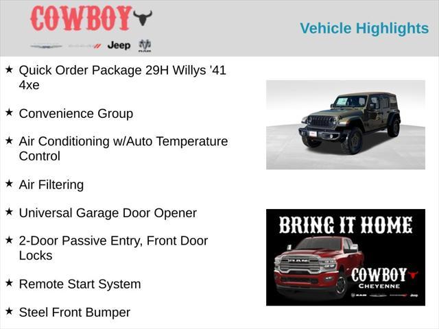 new 2025 Jeep Wrangler 4xe car, priced at $52,572