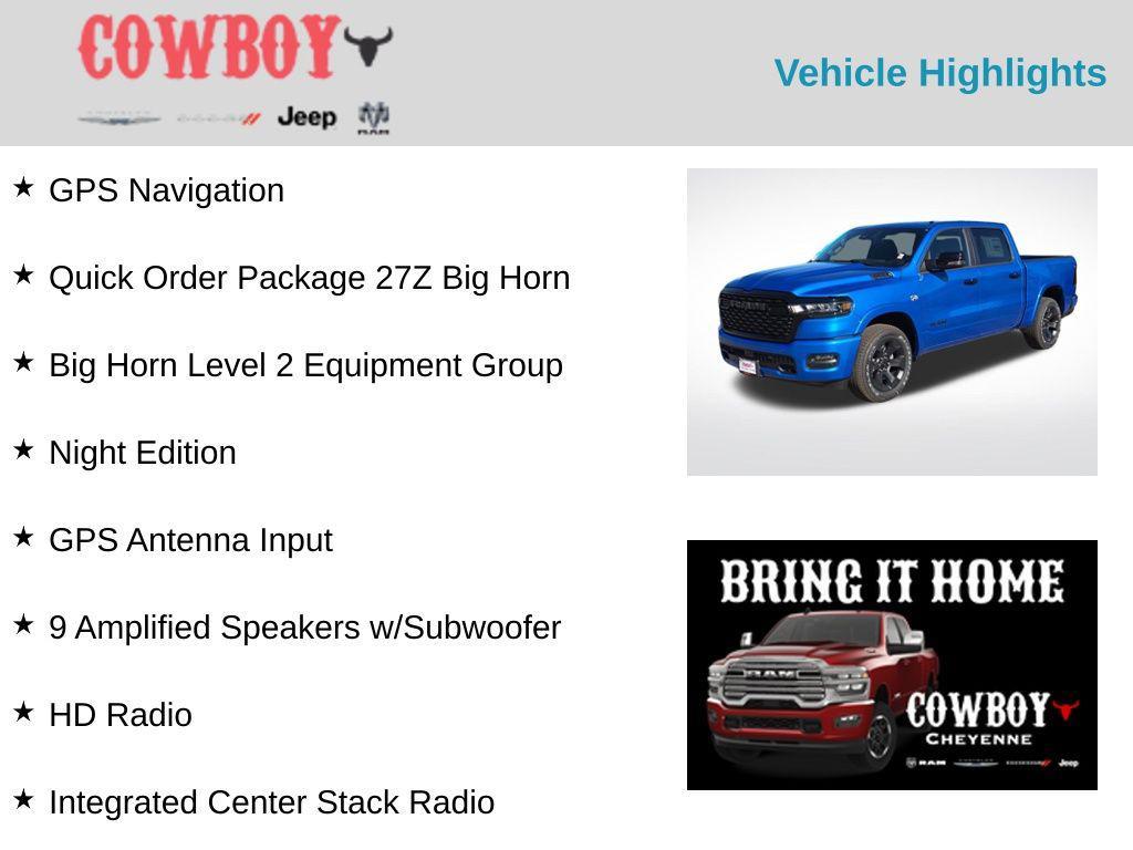 new 2026 Ram 1500 car, priced at $55,790