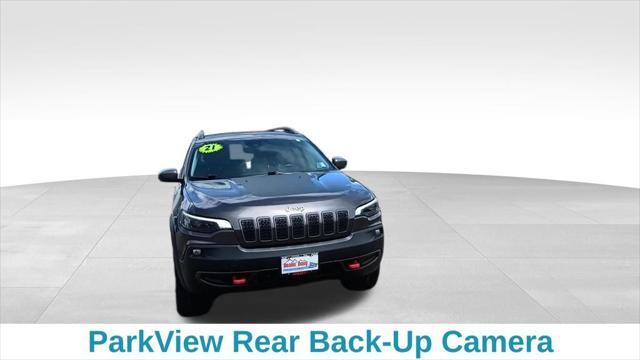 used 2021 Jeep Cherokee car, priced at $25,989