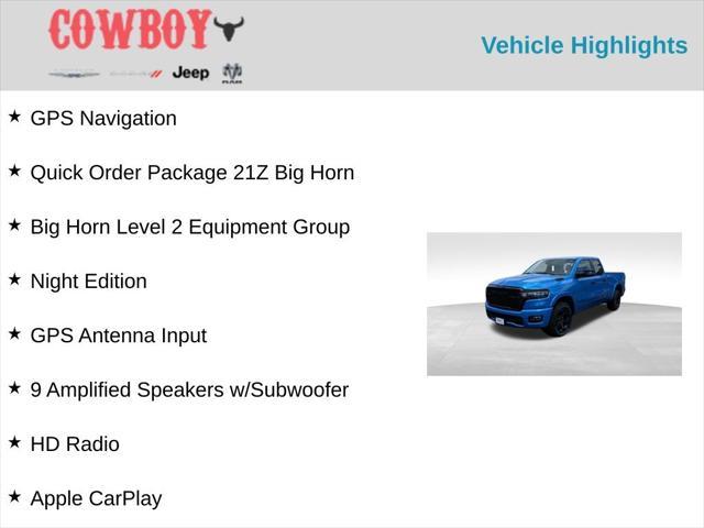 new 2025 Ram 1500 car, priced at $49,856