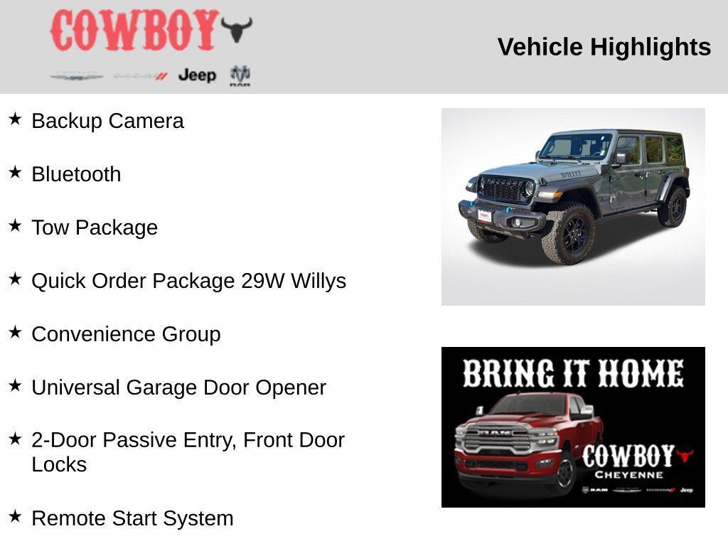 used 2024 Jeep Wrangler 4xe car, priced at $39,495