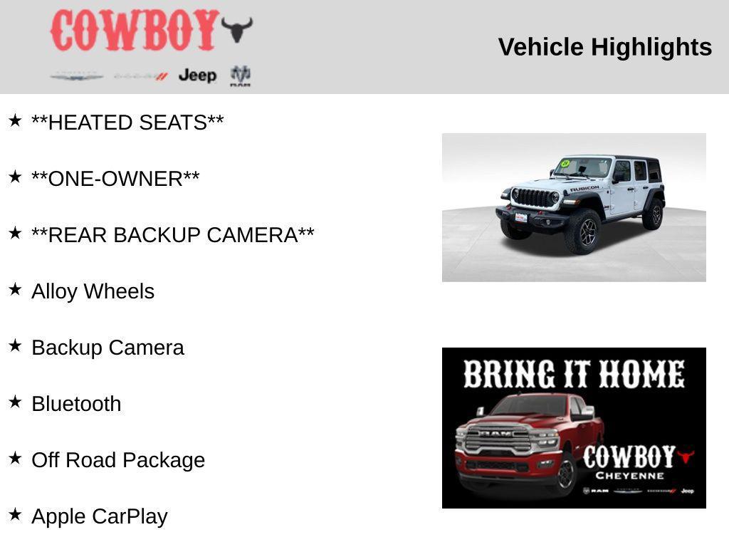used 2024 Jeep Wrangler car, priced at $44,747