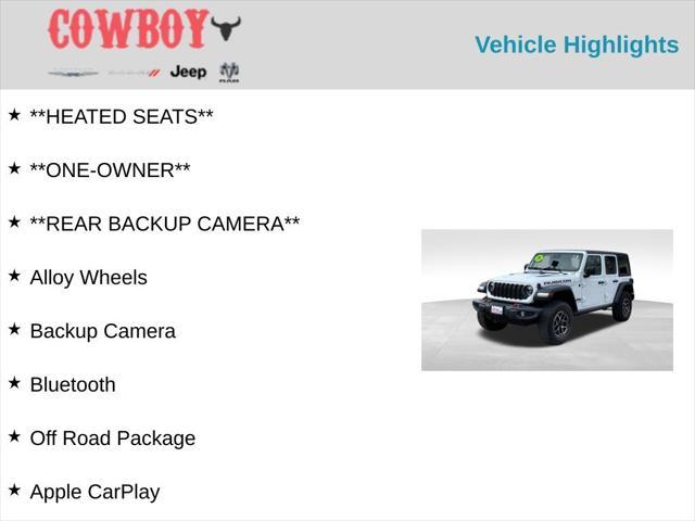 used 2024 Jeep Wrangler car, priced at $47,030
