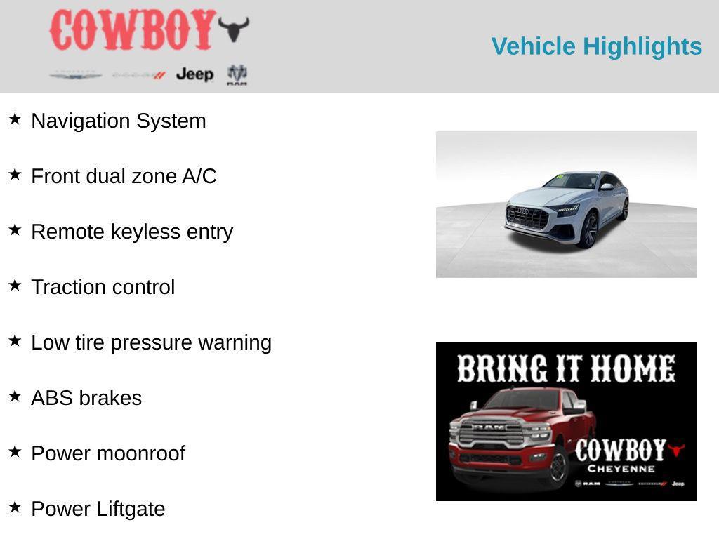 used 2021 Audi Q8 car, priced at $35,299