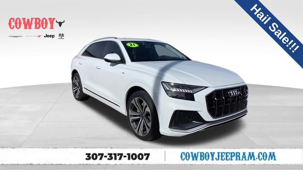 used 2021 Audi Q8 car, priced at $35,299