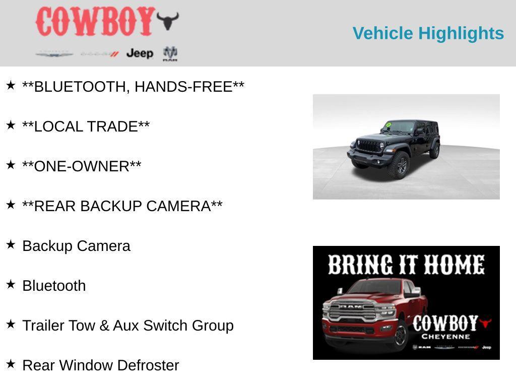 used 2025 Jeep Wrangler car, priced at $40,839