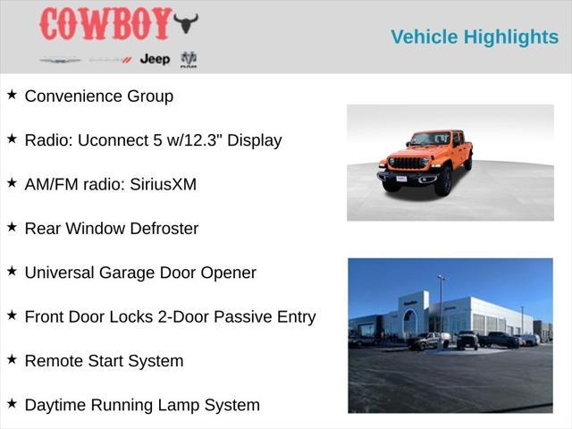 new 2025 Jeep Gladiator car, priced at $44,535