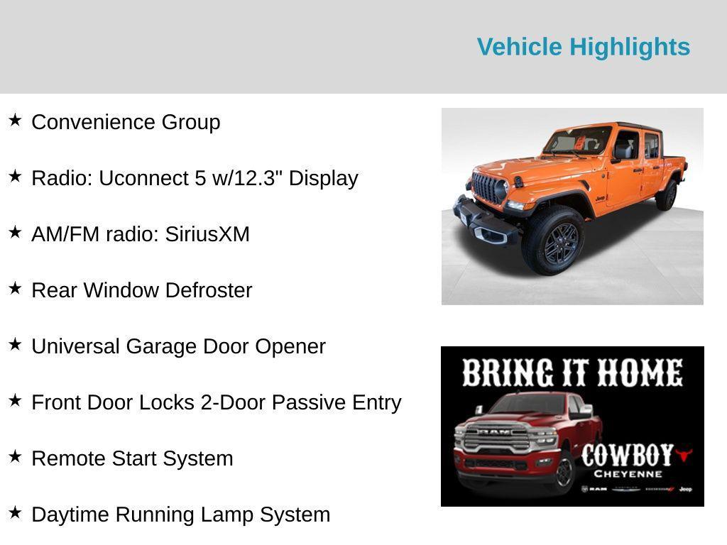 new 2025 Jeep Gladiator car, priced at $44,945