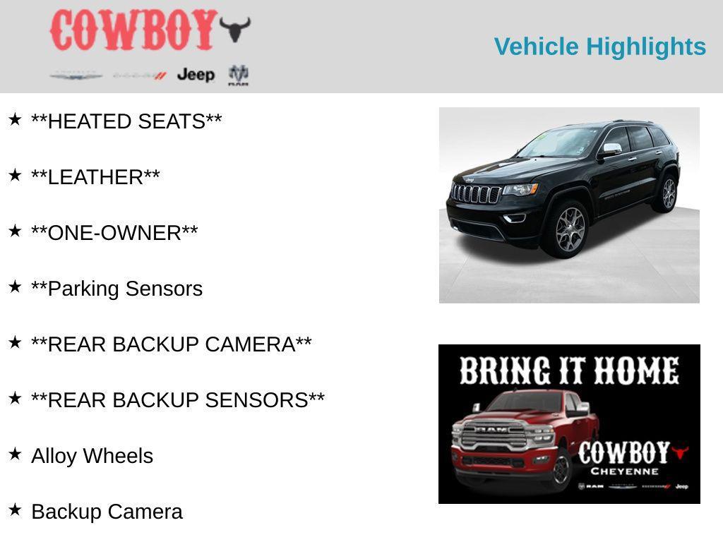 used 2022 Jeep Grand Cherokee car, priced at $27,999