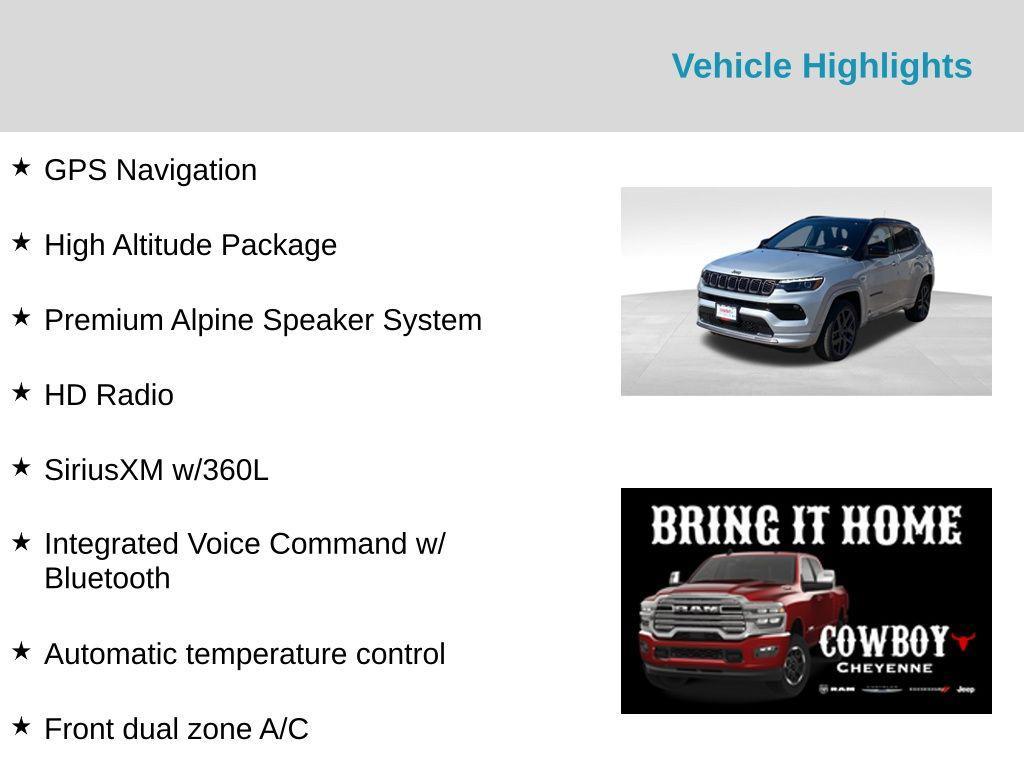 new 2025 Jeep Compass car, priced at $35,365