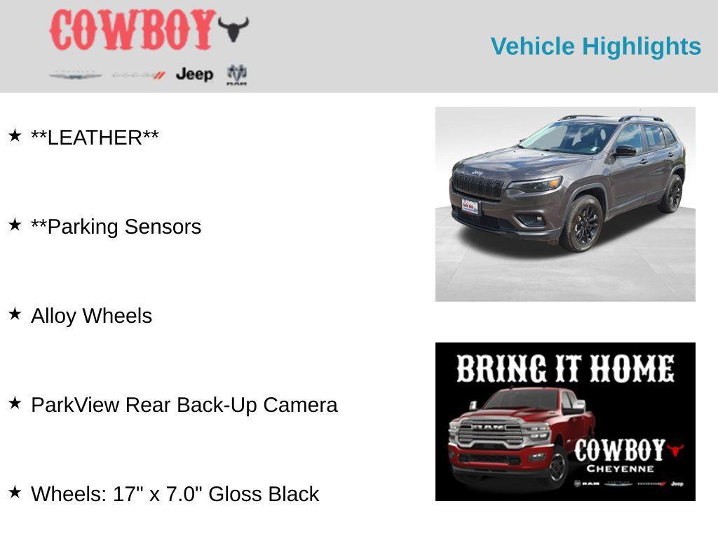 used 2023 Jeep Cherokee car, priced at $24,679