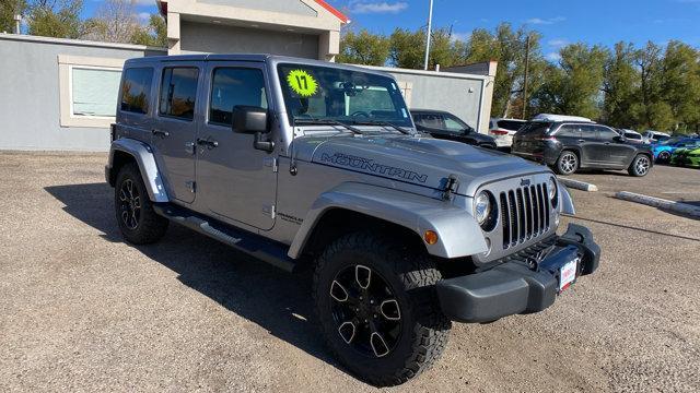 used 2017 Jeep Wrangler Unlimited car, priced at $27,398