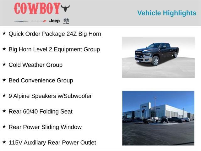new 2025 Ram 2500 car, priced at $70,952