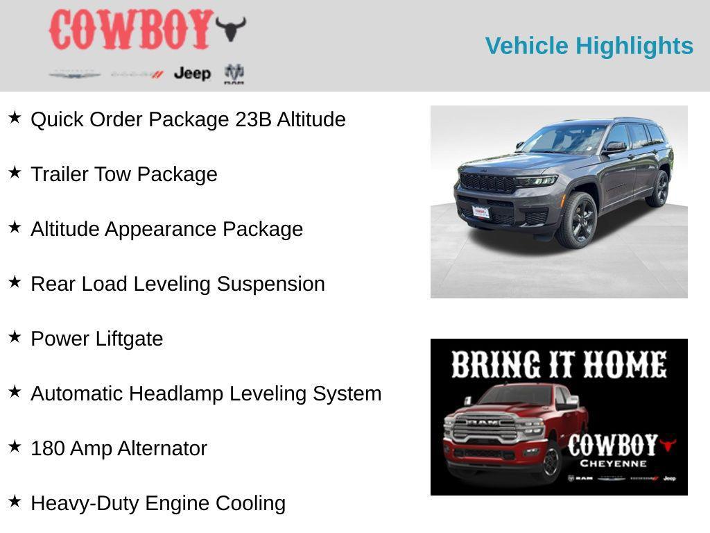 new 2025 Jeep Grand Cherokee L car, priced at $43,440