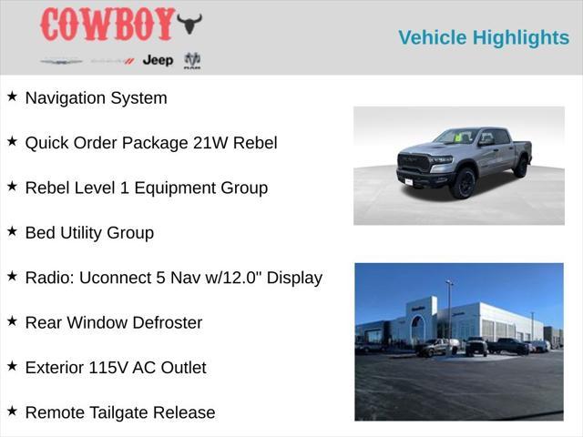 new 2025 Ram 1500 car, priced at $55,537