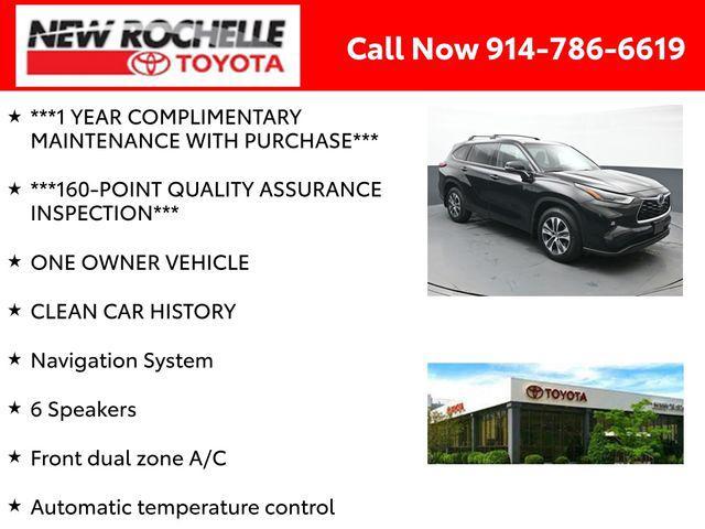 used 2022 Toyota Highlander car, priced at $38,980