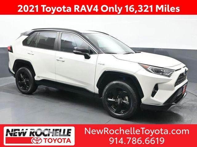 used 2021 Toyota RAV4 Hybrid car, priced at $34,295