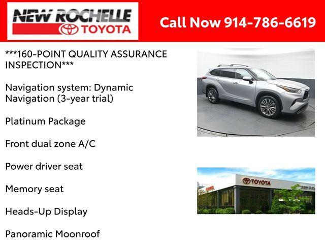 used 2022 Toyota Highlander car, priced at $38,995