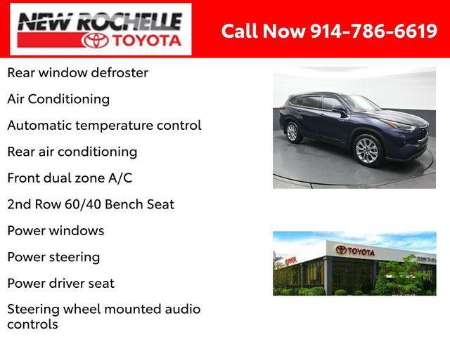 used 2021 Toyota Highlander Hybrid car, priced at $43,980