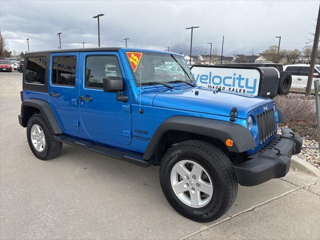 used 2015 Jeep Wrangler Unlimited car, priced at $21,995