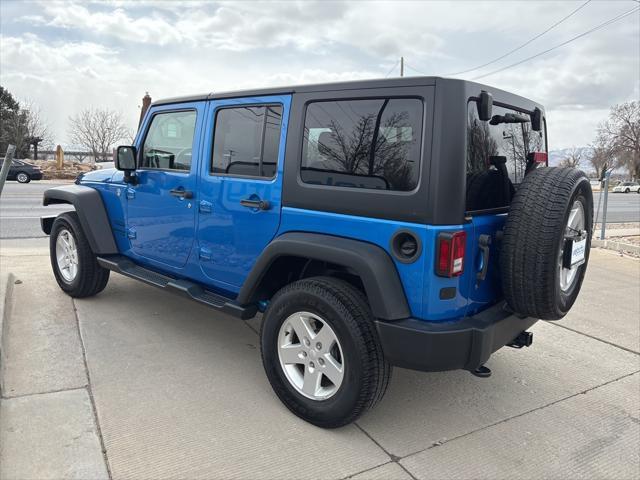 used 2015 Jeep Wrangler Unlimited car, priced at $21,995