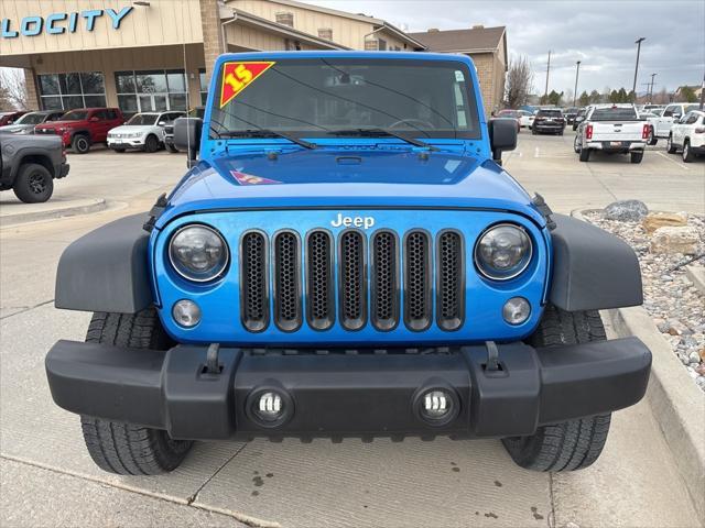 used 2015 Jeep Wrangler Unlimited car, priced at $21,995