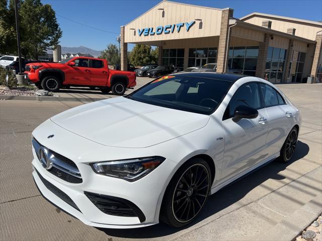 used 2023 Mercedes-Benz AMG CLA 35 car, priced at $38,995