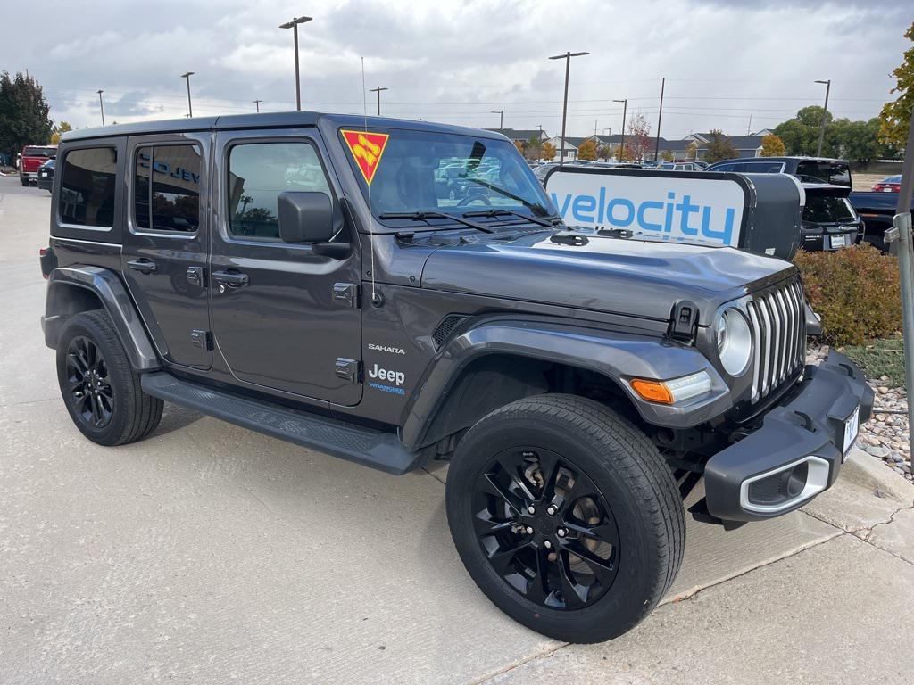 used 2021 Jeep Wrangler Unlimited 4xe car, priced at $29,995