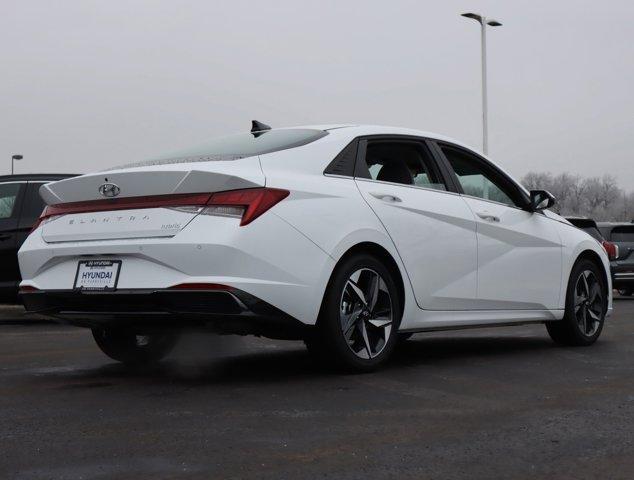 new 2023 Hyundai Elantra HEV car, priced at $31,120