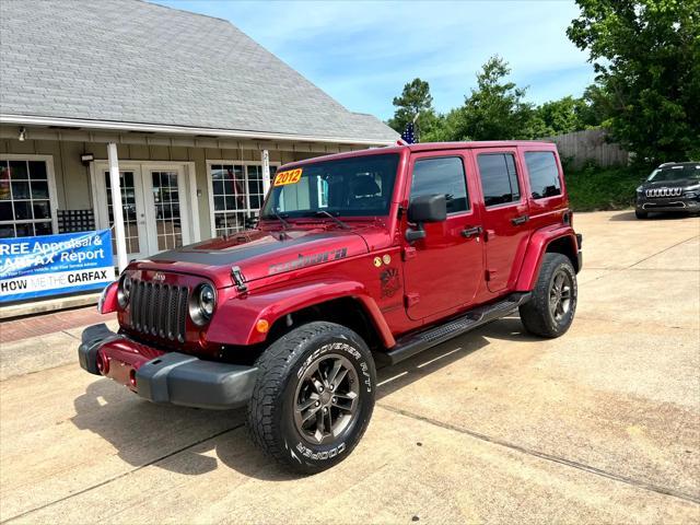 used 2012 Jeep Wrangler Unlimited car, priced at $19,595