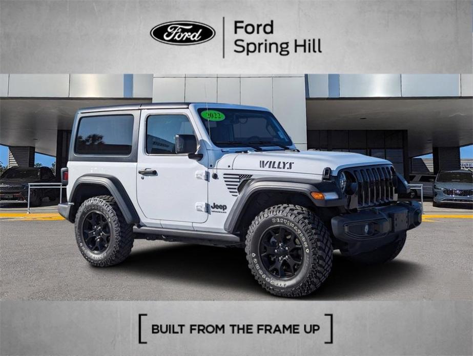used 2022 Jeep Wrangler car, priced at $27,300