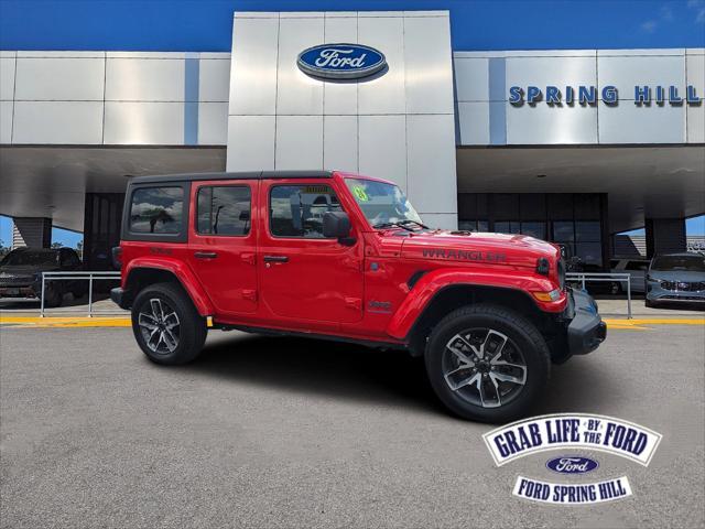 used 2024 Jeep Wrangler 4xe car, priced at $35,479