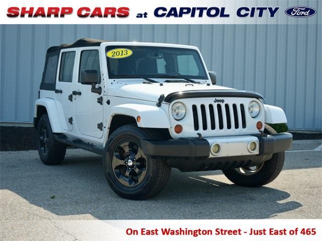 used 2013 Jeep Wrangler Unlimited car, priced at $16,392