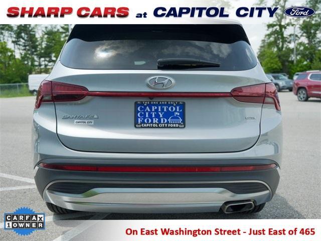 used 2021 Hyundai Santa Fe car, priced at $25,199