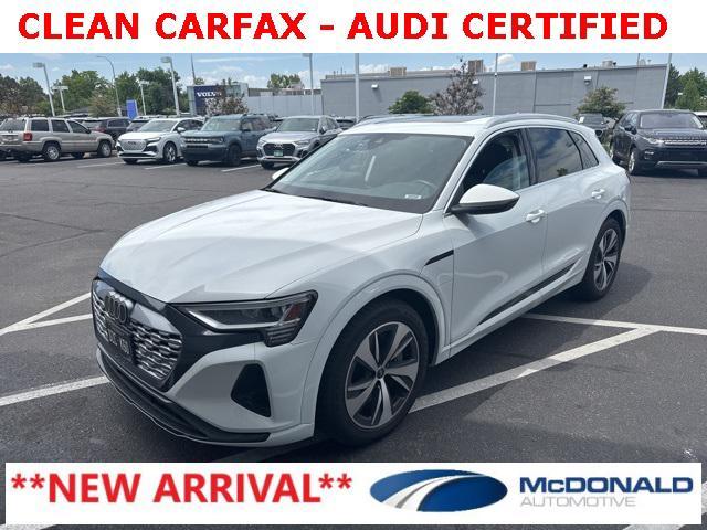 used 2024 Audi Q8 e-tron car, priced at $47,299