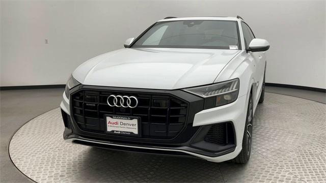 used 2021 Audi Q8 car, priced at $34,500