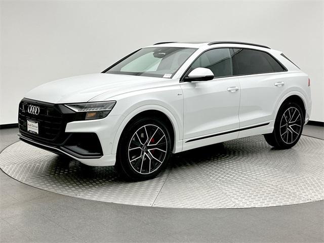 used 2021 Audi Q8 car, priced at $34,500