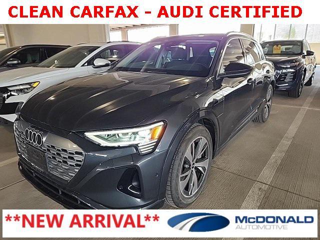 used 2024 Audi Q8 e-tron car, priced at $55,299