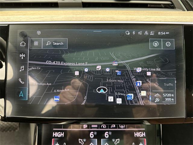 used 2024 Audi Q8 e-tron car, priced at $55,799