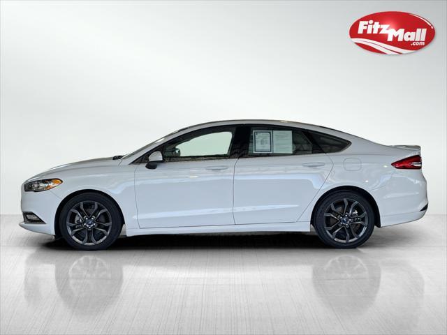 used 2018 Ford Fusion car, priced at $13,495