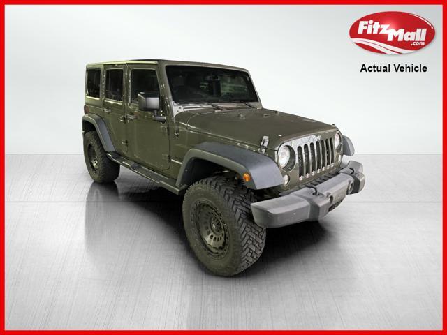 used 2015 Jeep Wrangler Unlimited car, priced at $22,395