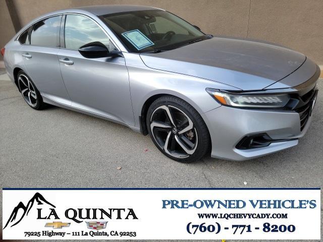 used 2021 Honda Accord car, priced at $24,485